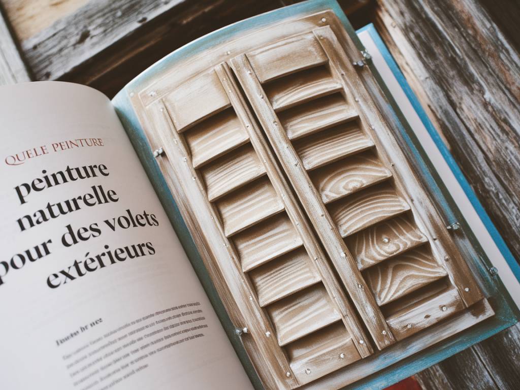 Quelle peinture naturelle pour des volets extérieurs : guide pratique