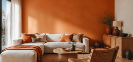 Couleurs orange : comment les utiliser en peinture et en décoration intérieure
